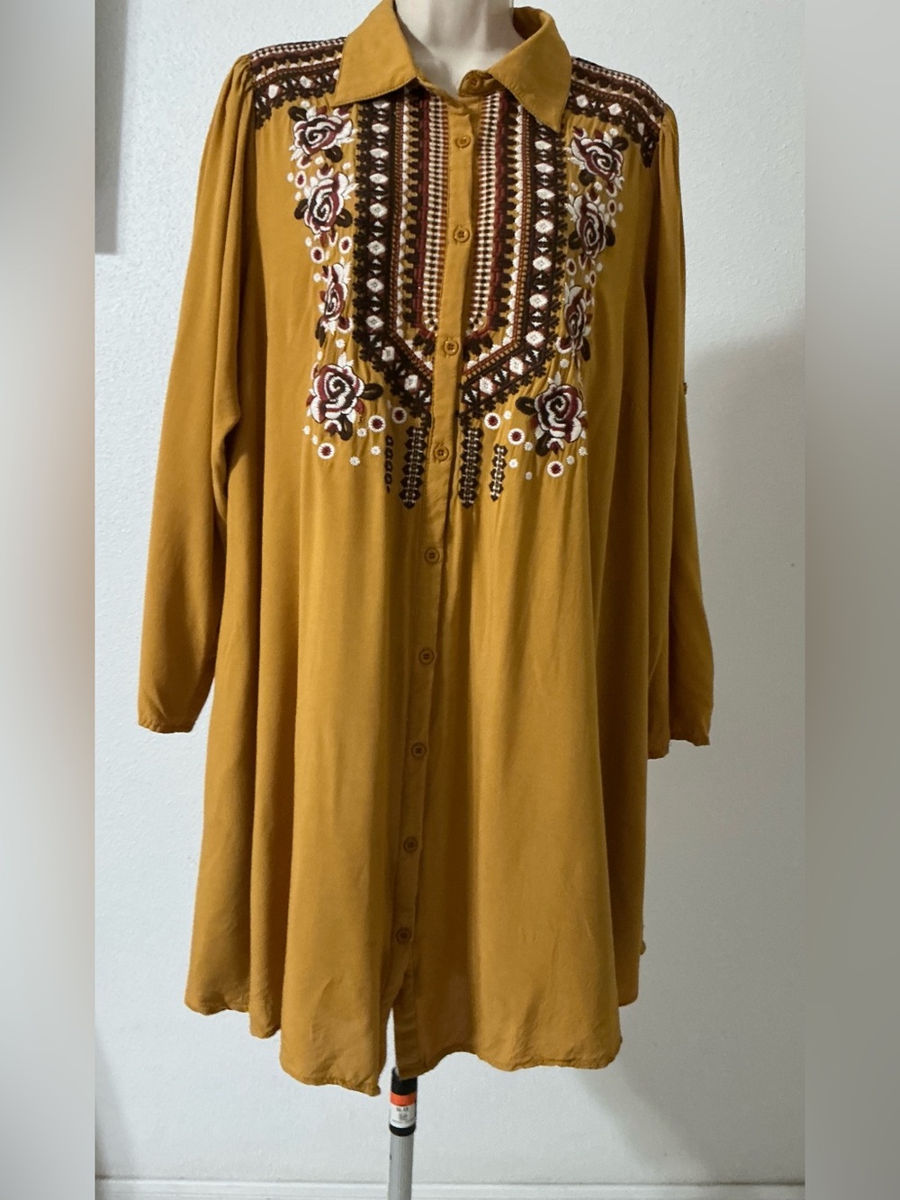 Angel Heart Boutique Lined Shirt Dress 1X